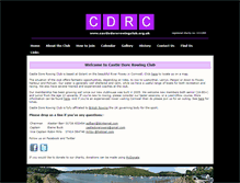 Tablet Screenshot of castledorerowingclub.org.uk